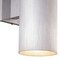 Vaxcel Chiasso Aluminum 2 Light Silver Cylinder Outdoor Wall Lantern Clear Glass CO-OWB052SL - alternate 2